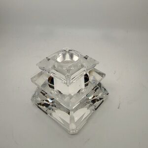 Elegant Swarovski Crystal Candle Holder